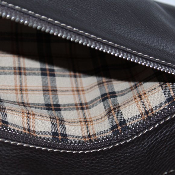 Levenger Brown Leather Multi-Use Messenger Crossbody Bag Organizer 11.5"x9" - Picture 13 of 16